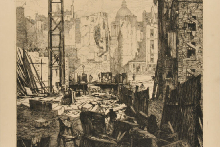 DEMOLITIONS FOR THE DRILLING OF THE BOULEVARD ST. GERMAIN