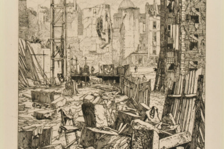 DEMOLITIONS FOR THE DRILLING OF THE BOULEVARD ST. GERMAIN