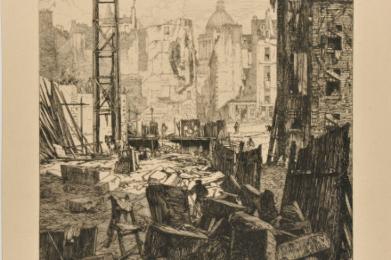 DEMOLITIONS FOR THE DRILLING OF THE BOULEVARD ST. GERMAIN