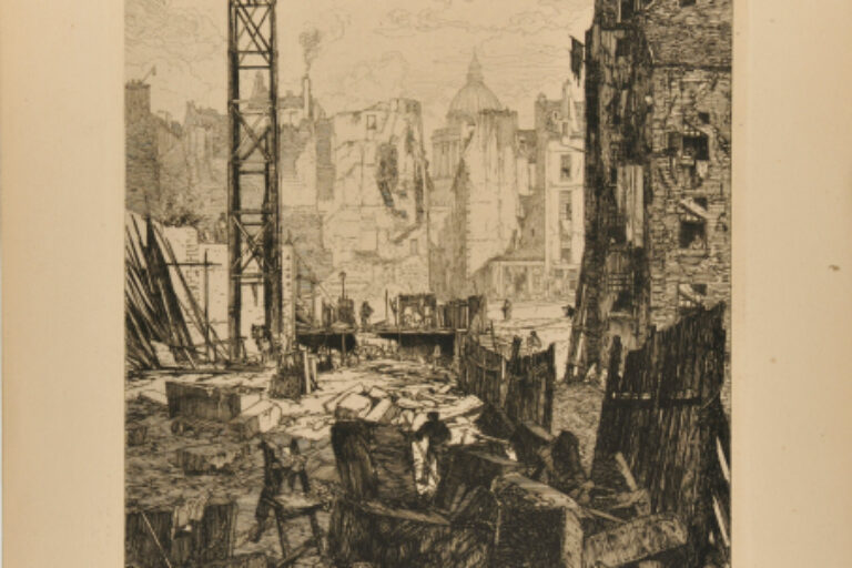 DEMOLITIONS FOR THE DRILLING OF THE BOULEVARD ST. GERMAIN