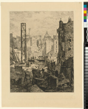 Démolitions pour le percement du Boulevard St. Germain