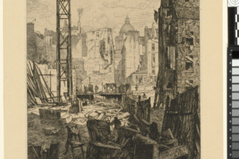 DEMOLITIONS FOR THE DRILLING OF THE BOULEVARD ST. GERMAIN