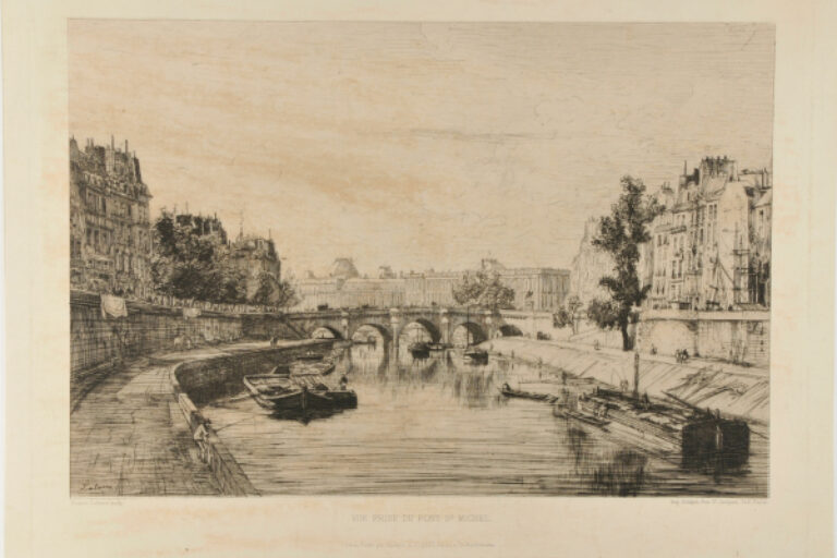 VIEW FROM THE PONT ST. MICHEL