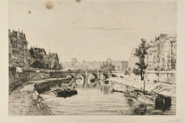 VIEW FROM THE PONT ST. MICHEL