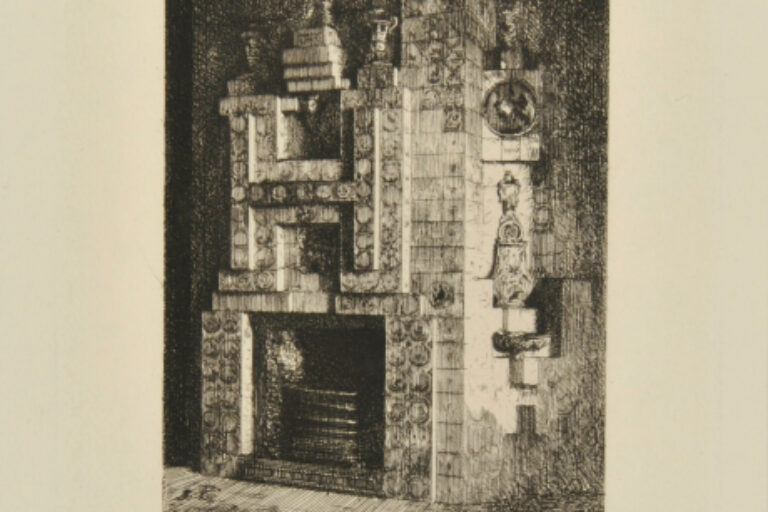 FIREPLACE IN THE DINING ROOM
