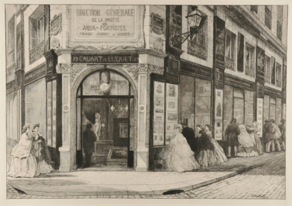 Headquarters of the Société des Aqua-fortistes, 79, rue de Richelieu - Image 2