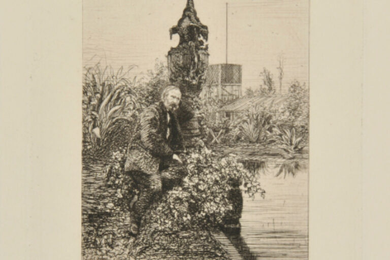 VICTOR HUGO IN HIS GARDEN