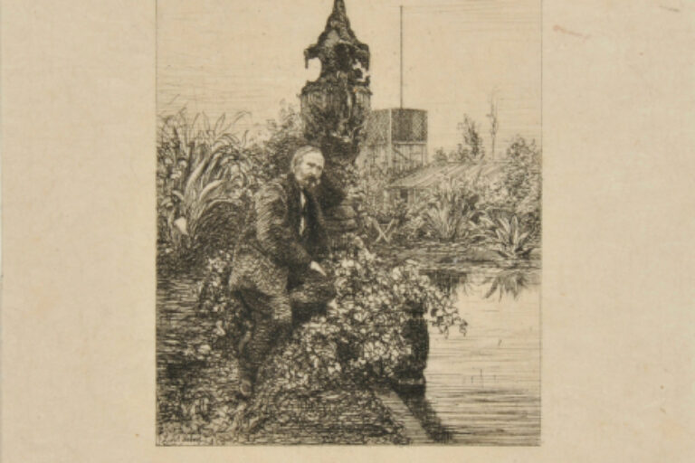 VICTOR HUGO IN HIS GARDEN