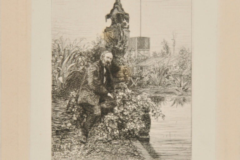 VICTOR HUGO IN HIS GARDEN