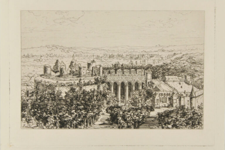 VIEW OF THE RUINS OF CHÂTEAU DE FÈRE