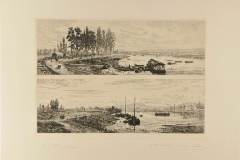 THE BANKS OF THE SEINE AT BEZONS; THE BANKS OF THE SEINE NEAR ARGENTEUIL