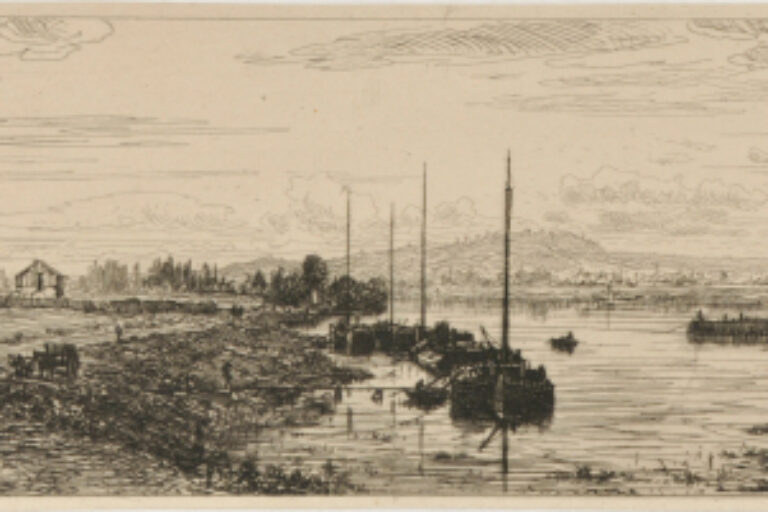 THE BANKS OF THE SEINE NEAR ARGENTEUIL
