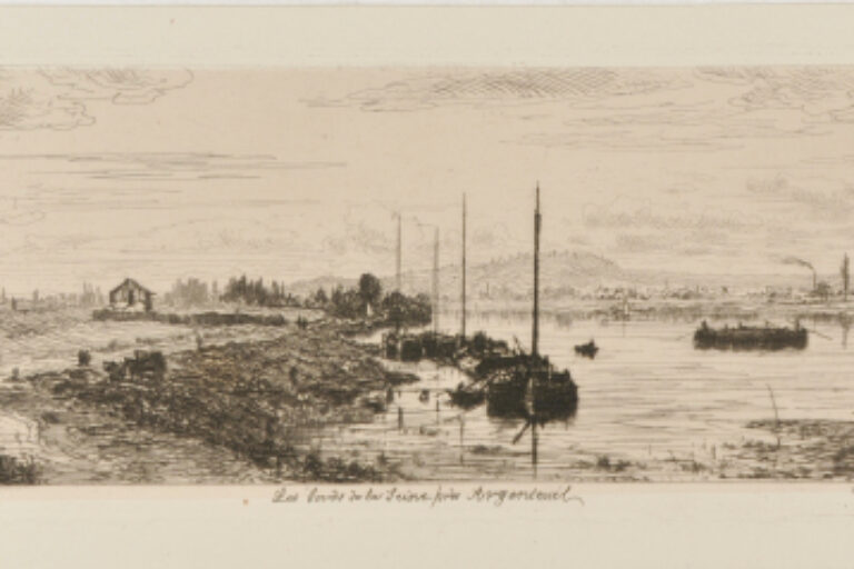 THE BANKS OF THE SEINE NEAR ARGENTEUIL