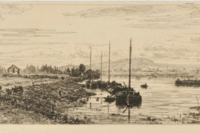 THE BANKS OF THE SEINE NEAR ARGENTEUIL