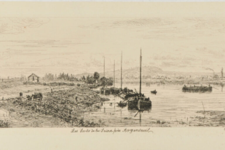 THE BANKS OF THE SEINE NEAR ARGENTEUIL