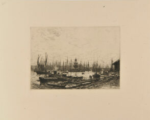 Dans le port de Bordeaux