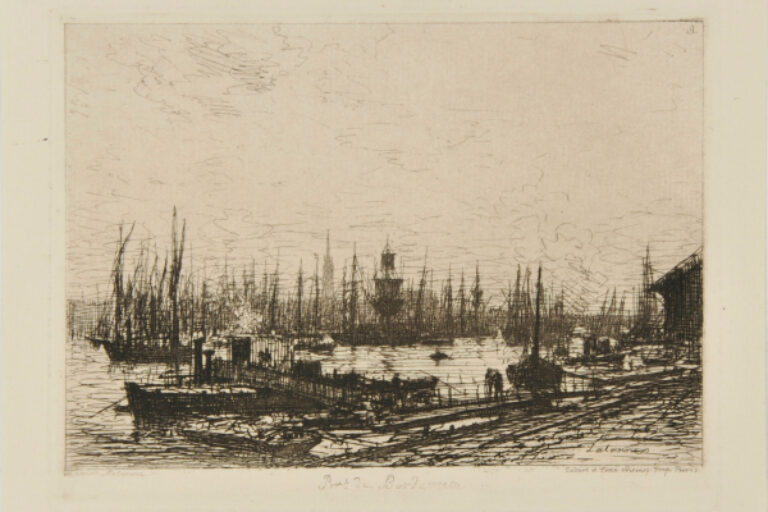 IN THE PORT OF BORDEAUX