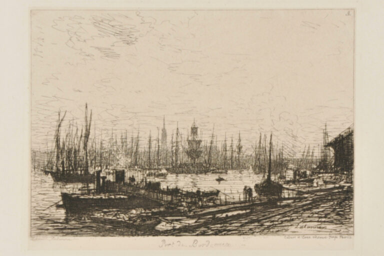IN THE PORT OF BORDEAUX