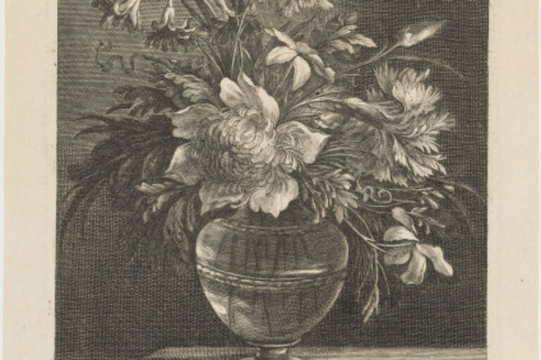 A VASE OF FLOWERS
