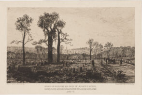 Avenue de Boulogne, Vue Prise de la Porte d’Auteuil