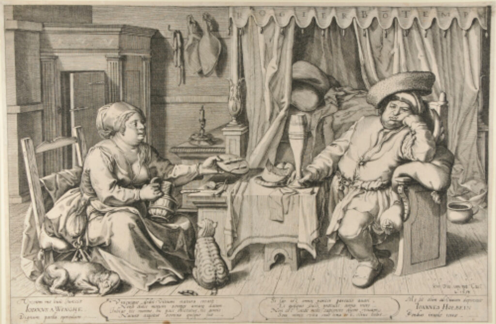 Interior: Couple at Table