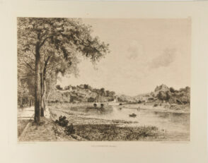 Vue d’Hennebont (Morbihan)