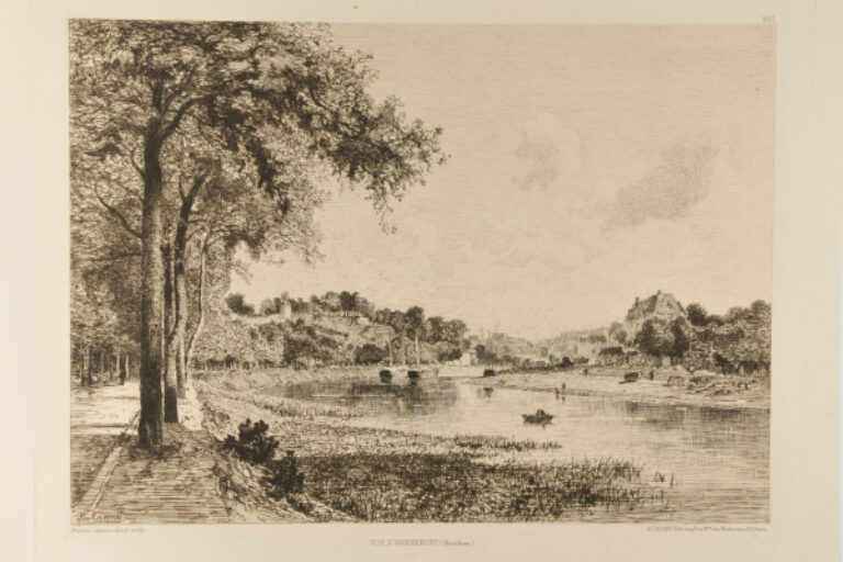 VIEW OF HENNEBONT (MORBIHAN)