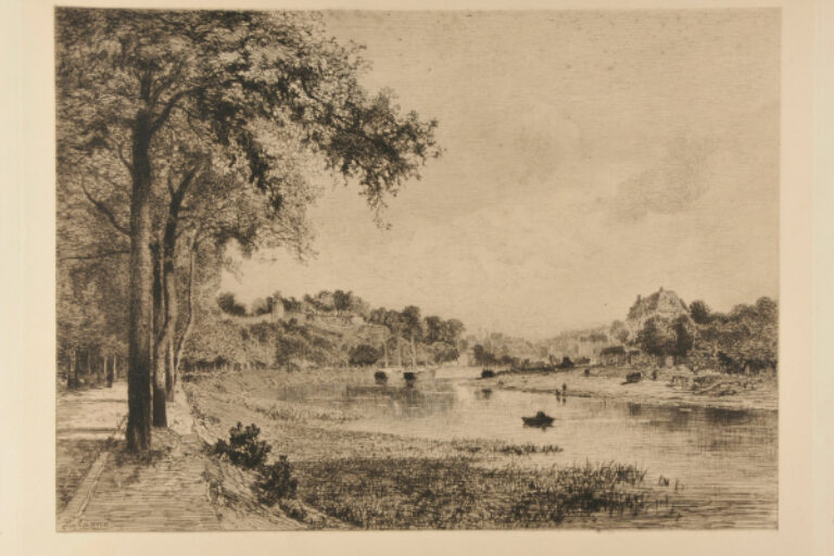 VIEW OF HENNEBONT (MORBIHAN)