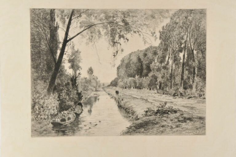 THE CANAL AT PONT-SAINT-MAXENCE