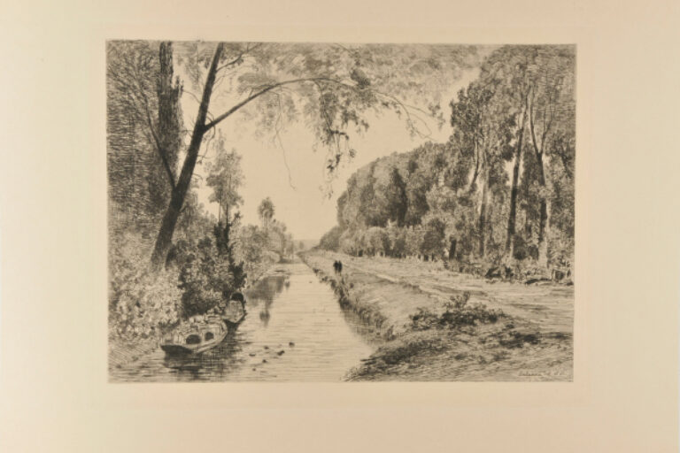 THE CANAL AT PONT-SAINT-MAXENCE