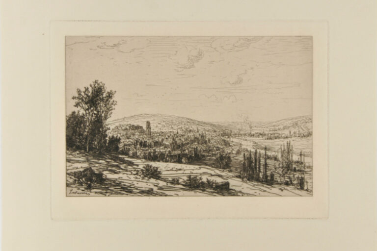 LANDSCAPE, RIVER TO RIGHT