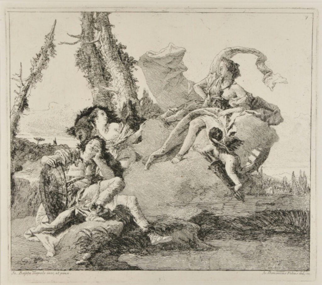 Armida Falls in Love with Rinaldo