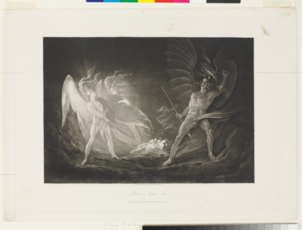 Illustration for Milton’s “Paradise Lost”: Book 4, Line 813 - Image 1