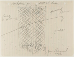 Design for “Sculpture for Prepared Lawn”