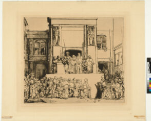 Christ Presented to the People: Large Oblong Plate