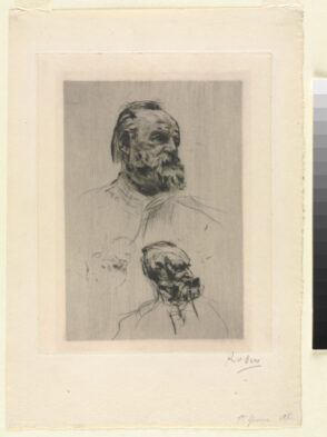 Portrait of Victor Hugo, Three-Quarter View