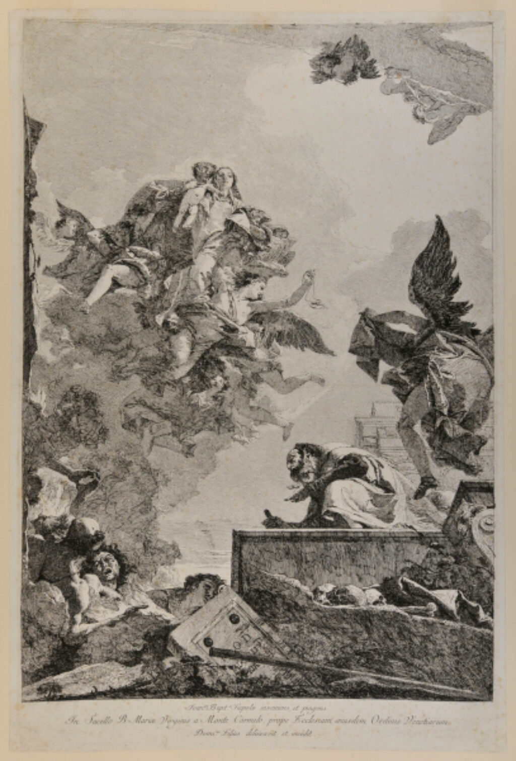 The Madonna del Carmelo Appearing to St. Simon Stock