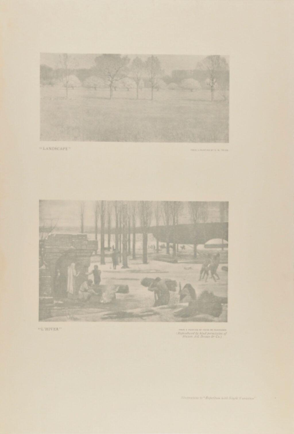 “Landscape” and “L’Hiver”