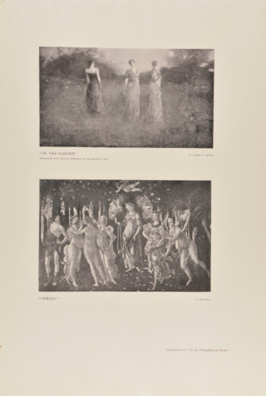 “In the Garden” and “Spring”