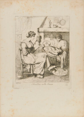 from the book “Nuova Raccolta di cinquanta motivi Pittoreschi e Costumi di Roma, incisi all’Acqua forte da Bartolomeo Pinelli Romano” (Rome: Presso Lorenzo Lazzari, 1810)