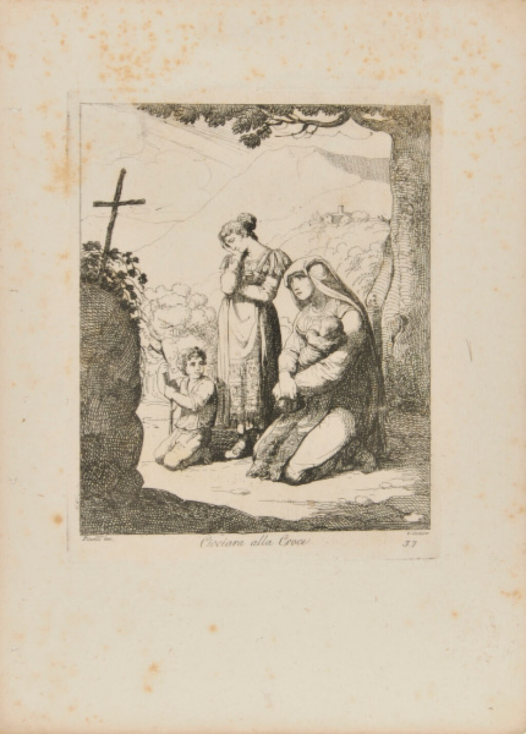 from the book “Nuova Raccolta di cinquanta motivi Pittoreschi e Costumi di Roma, incisi all’Acqua forte da Bartolomeo Pinelli Romano” (Rome: Presso Lorenzo Lazzari, 1810)