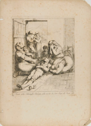from the book “Nuova Raccolta di cinquanta motivi Pittoreschi e Costumi di Roma, incisi all’Acqua forte da Bartolomeo Pinelli Romano” (Rome: Presso Lorenzo Lazzari, 1810)