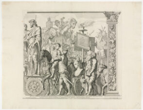 Plate 2 from the series “The Triumph of Caesar”