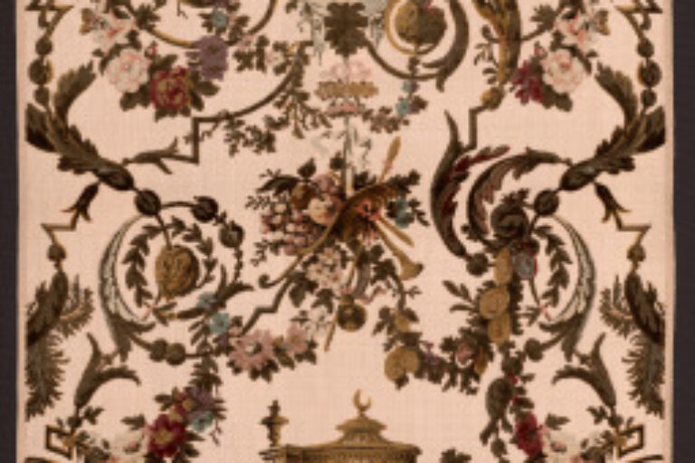 ROCOCO REVIVAL VOIDED CISELÉ VELVET WITH ARBOR DESIGN