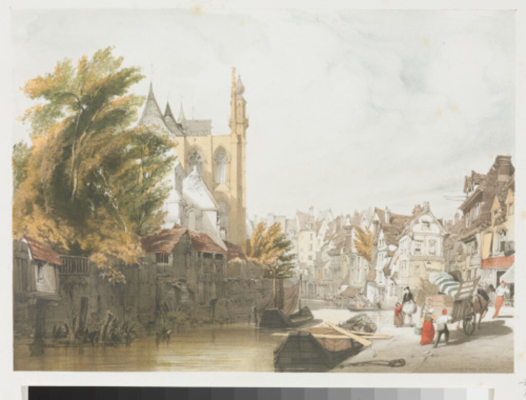 From the series “Picturesque Architecture in Paris, Ghent, Antwerp, Rouen, Etc.” - Image 1