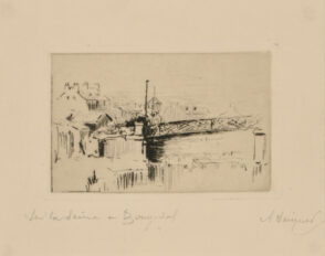 Sur la Seine à Bougival, with Bridge