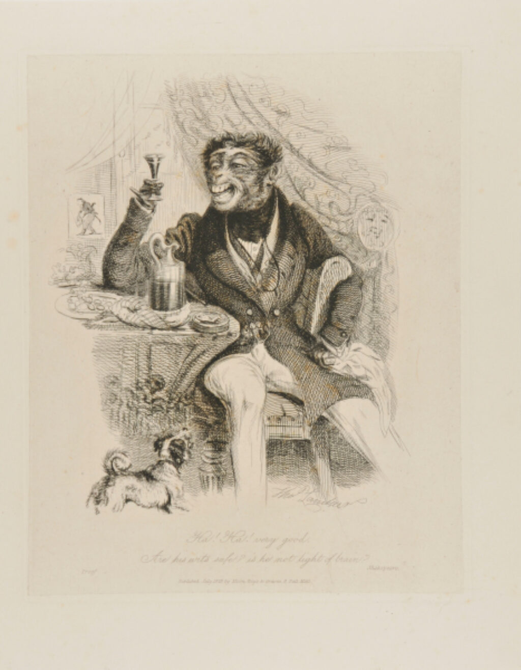 “Ha! Ha! very good”