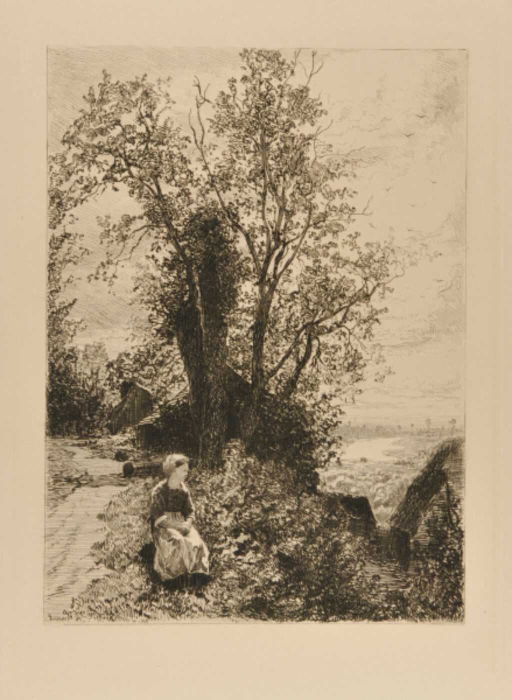 Chemin montant à Auvers