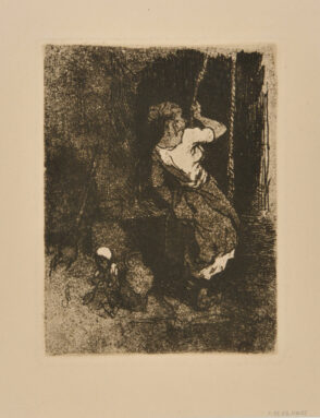 Woman Drawing Water From a Well