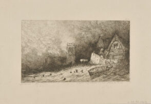 Fishermen’s Houses and Tower next to the Sea